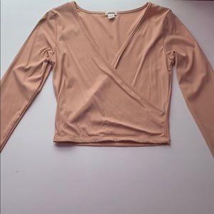Long sleeve pink garage shirt